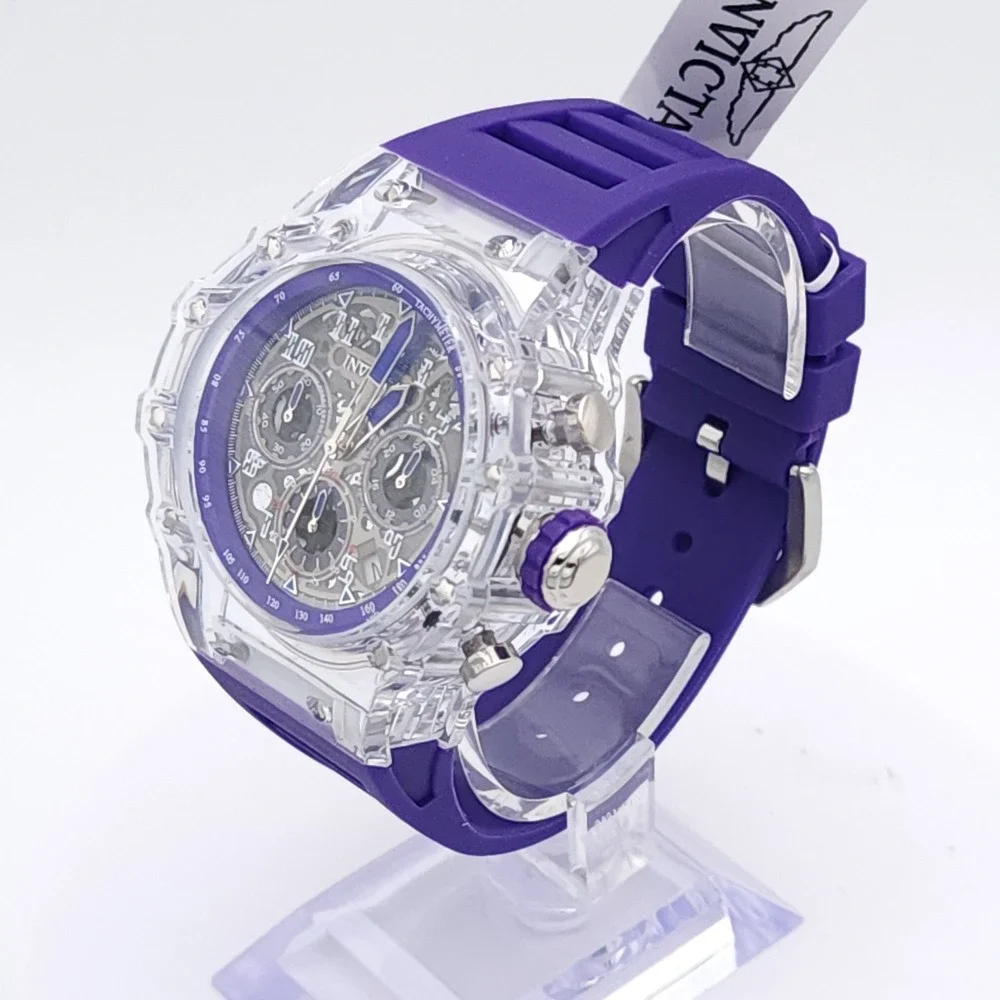 Invicta Vaulthan 69683 Purple Watch 44mm - Picture 15 of 16